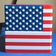 Cube_US_Flag.jpg USB and Pencil Holder - United States Flag
