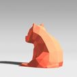 pp04.jpg LOW POLYGON Pom Bear DOG MODEL 3D PRINT MODEL