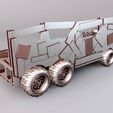 OrkGate_05.jpg Truck Gate - moving barricade for gothic/grimdark/scifi wargames