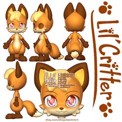 il_1588xN.4234819356_j6nf.jpg "Lil Critter" 26-28cm - 3D Printed Ball Jointed Doll
