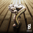 Dragonprinted DPB.png Archivo 3D DRAGON-YIN/YANG-BRACELET・Plan de impresora 3D para descargar