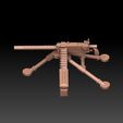 m1919-side-ammo-tripod.jpg M1919 Browning 30 cal Machine Gun Royalty Free Version