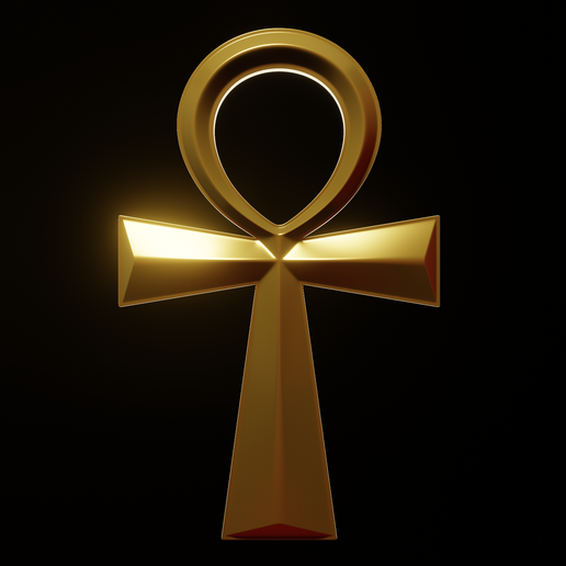 🇪🇬 Ankh・Free STL File for ・Cults