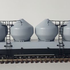 cement_ready_1.jpg STL file UACS Cement Wagon in H0 - 1:87 Scale・3D print design to download