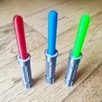 20231214_105446.jpg Mini Pocket Lightsaber or Novelty Bathroom WC Pullcord Handle Star Wars Jedi Empire Rebel Yoda Darth Vader Luke Skywalker Lightsabre