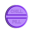 chillpill1B.STL CHILL PILL MOLDS PACK: BATH BOMB, SOLID SHAMPOO