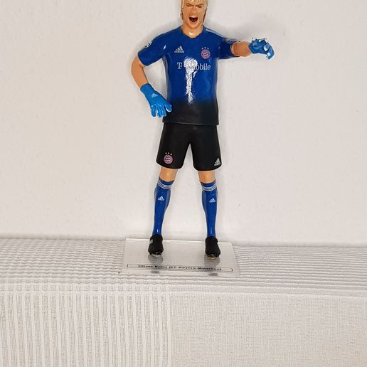 ⚽ Oliver Kahn soccer goal keeper goal keeper・ STL File for 3D