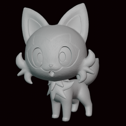 Sprigatito.png Файл STL Фигурка покемона Спригатито・Дизайн для загрузки и 3D-печати