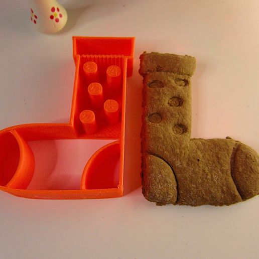 DSC00433.JPG Cortador de biscoitos de meia de Natal