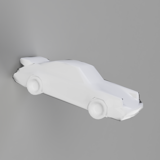 Porshce 911 Turbo RWB Low Poly