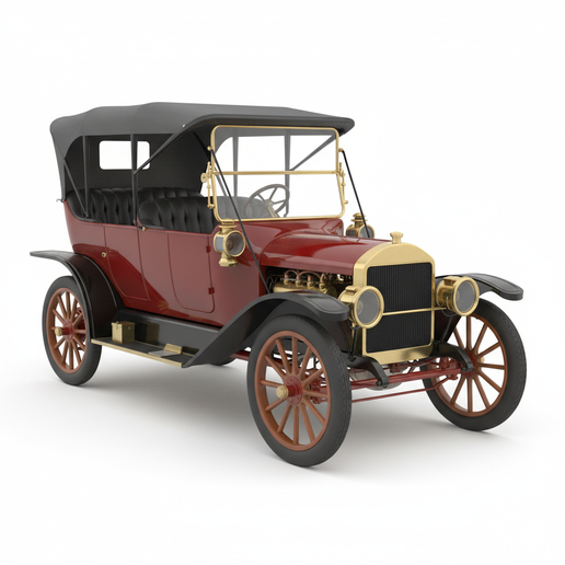 Maxwell Model H street racing car STL, car 3D print, 1970s vintage car STL, split parts car STL, convertible STL, modified car STL, van STL, steampunk car STL, car STL, street build car STL, muscle car STL, 4x4 STL, post apocalyptic car STL, 1:43 car STL,