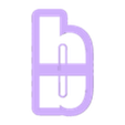 d_Low_case.stl heinrich - alphabet font - cookie cutter