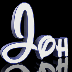 Johanna-v15.png Datei OBJ Leuchtender Vorname Joh herunterladen • Modell für den 3D-Druck, ValentinRichard
