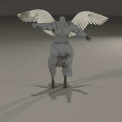 Render_4.png STL-Datei Ixionidas centaur angel kostenlos・3D-Druck-Modell zum herunterladen, AramisFernandez