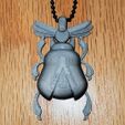 SCARAB03.jpg scarab beetle necklace pendent 3d print