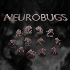 preview2.png 3D file Neurobugs - Modular kit - PRESUPPORTED - proxy space bugs・3D printable model to download