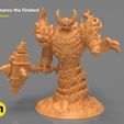 ragnaros-orange-render.515.jpg Archivo 3D Lámpara del Señor del Fuego - Ragnaros・Design para impresora 3D para descargar