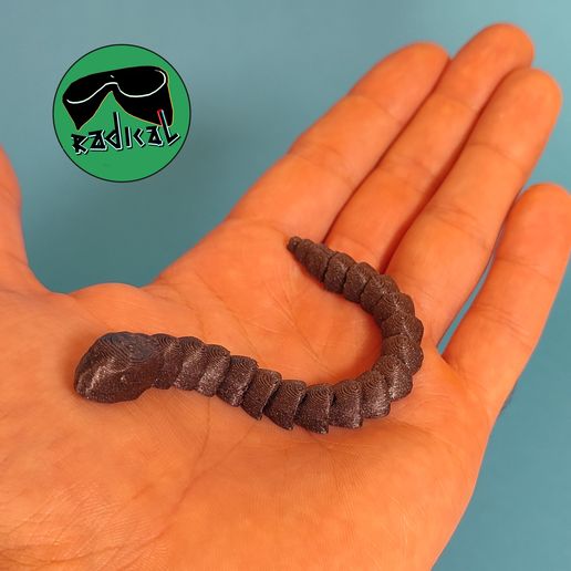 fast tiny snake 3D model