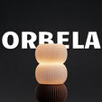 ORBELA.png MODERN LAMP 3D Print Files STL, Minimalistische Tischleuchte, Modernes Design, Einfacher Druck, Supportfrei, ORBELA