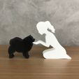 WhatsApp-Image-2023-01-10-at-13.43.33.jpeg Girl and her German Spitz/Pomeranian (tied hair) for 3D printer or laser cut