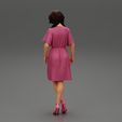 Girl-0005.jpg Beautiful Model Woman Wearing A Dress And High Heels 3D print model