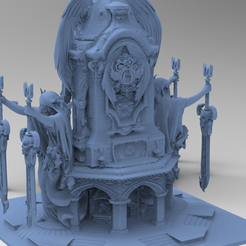 untitled.2882.png OBJ file Steampunk Medieval Tower Halloween・3D printer model to download