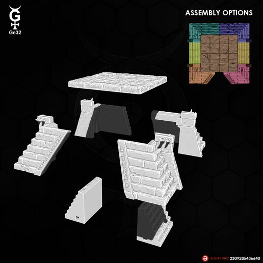 Pyramid_Small-F-04.jpg Pyramid Modular Levels - (Small) Square - A06
