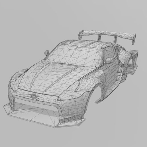 Nissan 370Z Super GT 500 1:24 & 1:25 Scale 3D model