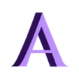 AM.stl Letras y Números ASSASSINS CREED | Logo