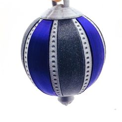 bauble1.jpg Fichier STL gratuit Boule de Noël (avec compartiment secret)・Design pour imprimante 3D à télécharger