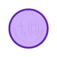 Coin10.stl Very Simple Coins
