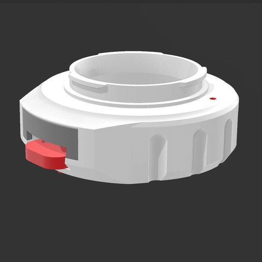 Pentax PK to Samsung NX lens adapter with locking mechanism