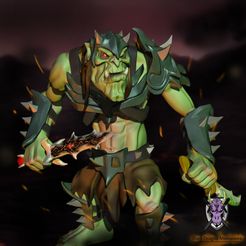 BoxArtImage.jpg LAME GRINÇANTE HOBORQUE DU JEU DE GUERRE (Pré-alimentée, Orque, Gobelin)