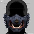 001.jpg Wolf Face Mask Cosplay - High Quality Details 3D print model