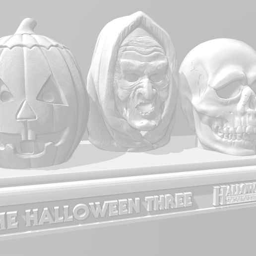 ハロウィン 3dパーツ Silver Shamrock Masks Bust - Halloween III Season of the Witch