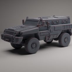 Marauder-1.jpg Файл STL Marauder MRAP・3D модель для печати скачать