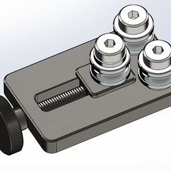 001.png STL file Round Profile Straightener・3D printing idea to download