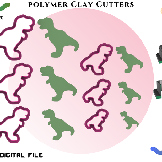 POLYMER CLAY CUTTERS/EULITEC.COM/CC/COPYRIGHTED LICENSE 3D model
