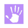 ImageToStl.com_hand-1.stl HAND 1 - READY TO PRINT! 3D PRINTABLE STENCIL