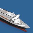 7.jpg Cunard RMS Queen Mary 2 (QM2) ocean liner 3D print-ready model