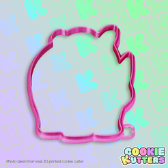 884_cutter.png STL file RHINO SAFARI COOKIE CUTTER MOLD・3D printer model to download