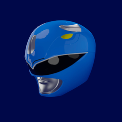 blue-3.png Mighty Morphin Power Rangers Blue Ranger screen accurate Helmet 3D file