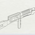 3ure.JPG Cylon Rifle Battllestar Galactica Prop gun 3D print weapon 1:1 scale