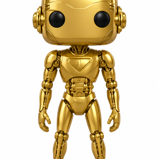 Golden Robot N.1 - Collectible Robot