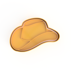 sombrero-orilla.png Archivo STL Cowboys Cokkie cutter / Cortador de Galleta Vaqueros / sombrero / hat・Plan de impresora 3D para descargar, 3D_Rodriguez