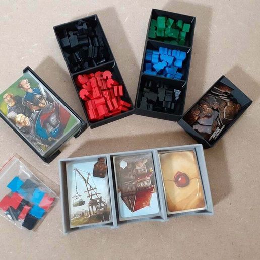 Paladins of the west kingdom insert (sleeved card) STL File for Cults