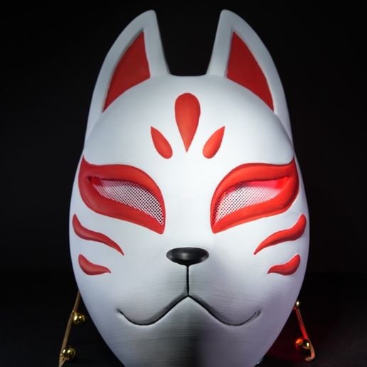 🏠 Kitsune Mask・ 3D File for 3D printing・Cults