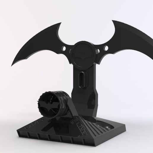 untitled.35.jpg Descargar archivo STL PS4 JOYSTICK STAND BATMAN • Objeto para impresora 3D, jssgrgrrln