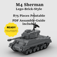 m4-sherman-cover.png Brick Style WW2-Tank M4 Sherman Easy Eight