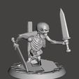 d1950099692578ffe5ef58bcd124dabb_display_large.JPG 28mm Undead Skeleton Warrior - Climbing out of Grave 1